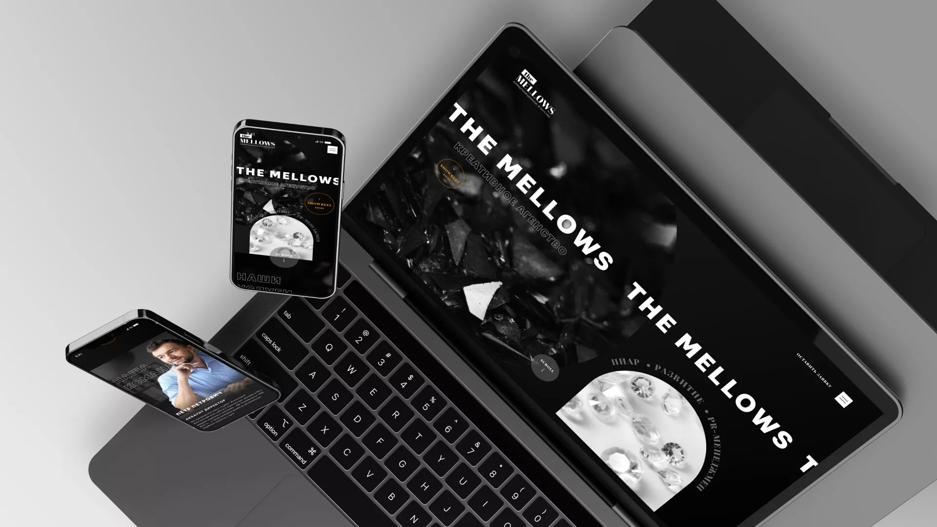 Разработка сайта креативного агентства «The Mellows» в Злынке