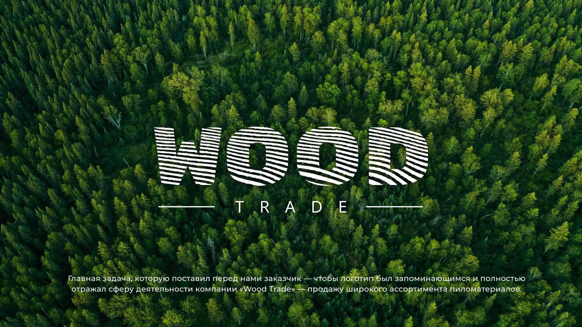 Разработка логотипа для компании «Wood Trade» в Злынке