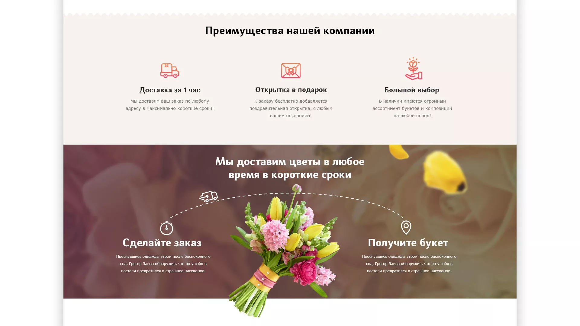 Создание интернет-магазина «Букет-онлайн» по цветам в Злынке
