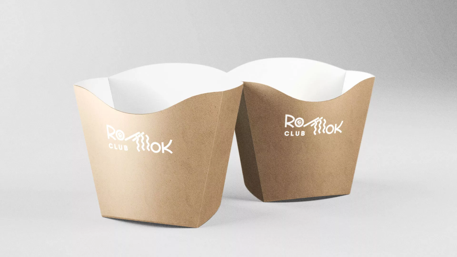 Создание логотипа суши-бара «Roll Wok Club» в Злынке