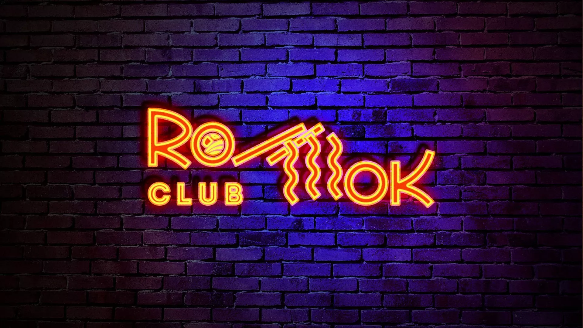Разработка интерьерной вывески суши-бара «Roll Wok Club» в Злынке
