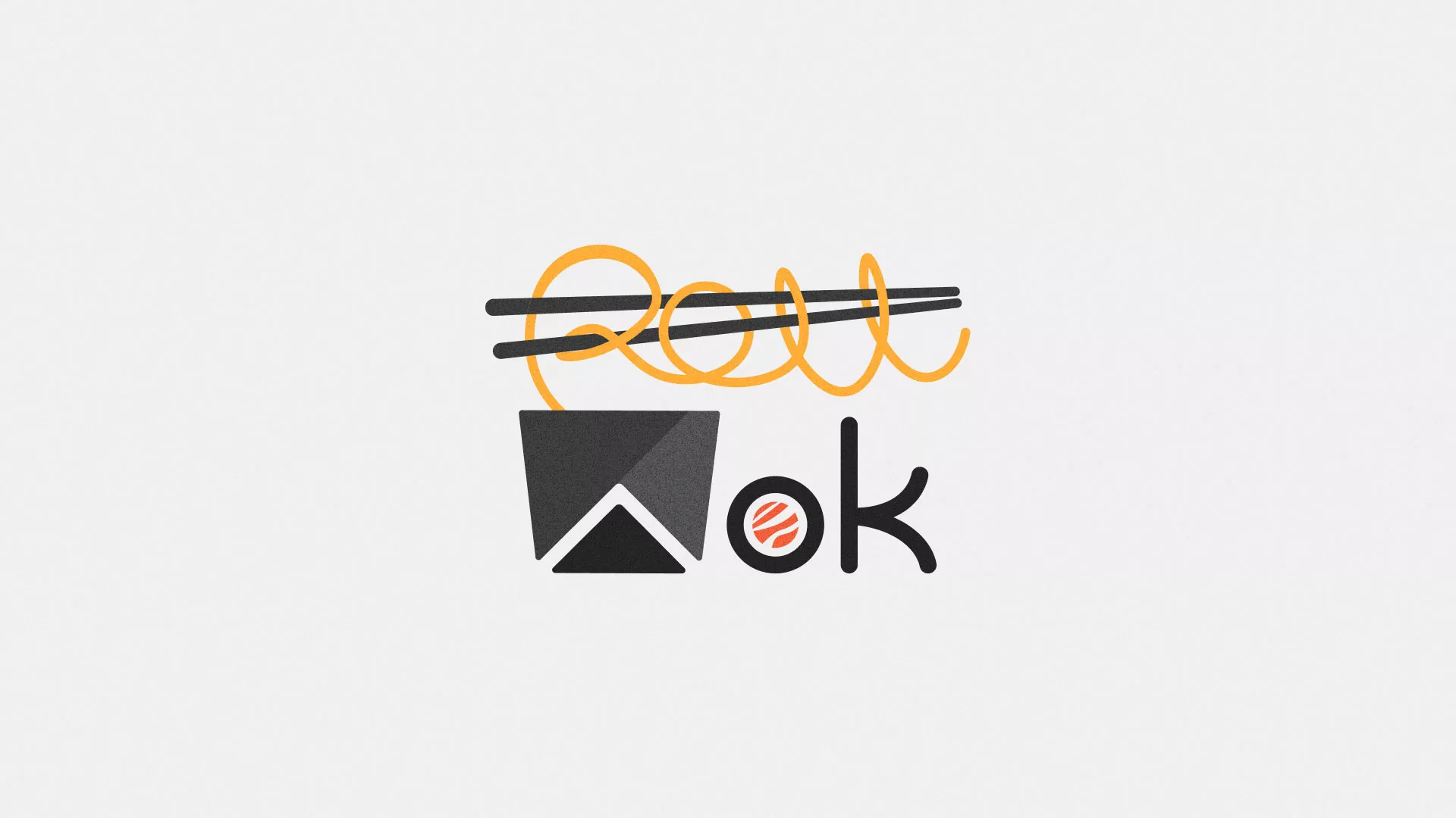 Разработка логотипа в Злынке для суши-бара «Roll Wok Club» Разработка логотипа в Злынке для суши-бара «Roll Wok Club»